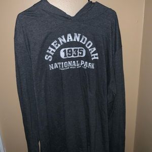 Shenandoah National Park Grey hoodie, size 2XL